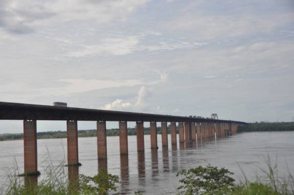 Ponte rodoferroviária sobre o Rio Tocantins, em Marabá - PA